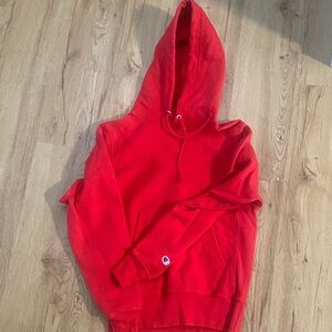 Champion Red Reverse Weave Hoodie X-Small Men’s/Woman’s Heavyweight